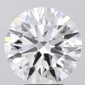 3.91 Carat Round F VVS2 Lab Diamond
