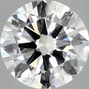 3.98 Carat Round F VVS2 Lab Diamond