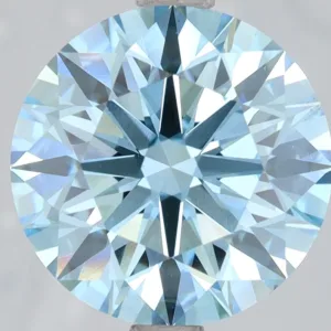 4 Carat Round Fancy Vivid Blue VS1 Lab Diamond