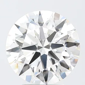 4.03 Carat Round F VVS2 Lab Diamond