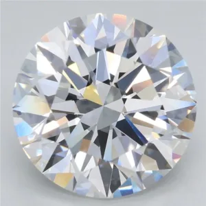 4.03 Carat Round F VVS2 Lab Diamond