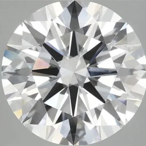 4.03 Carat Round F VVS2 Lab Diamond