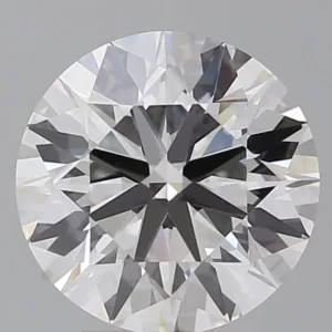 4.04 Carat Round D VVS2 Lab Diamond