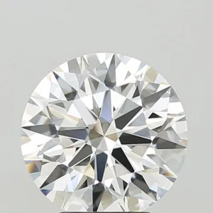 4.04 Carat Round F VVS2 Lab Diamond