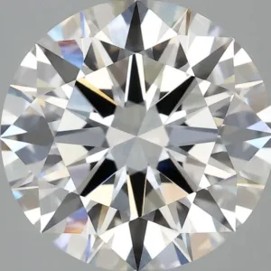 4.04 Carat Round F VVS2 Lab Diamond