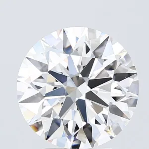 4.04 Carat Round F VVS2 Lab Diamond