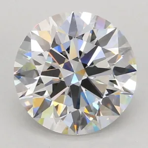 4.04 Carat Round F VVS2 Lab Diamond