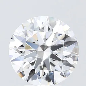 4.04 Carat Round F VVS2 Lab Diamond