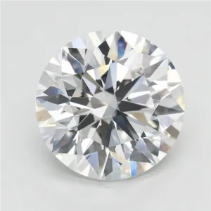 4.04 Carat Round F VVS2 Lab Diamond