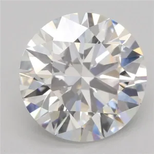 4.04 Carat Round F VVS2 Lab Diamond