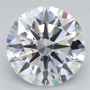 4.04 Carat Round F VVS2 Lab Diamond