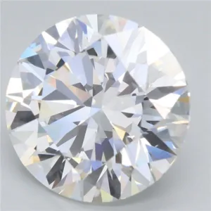 4.04 Carat Round F VVS2 Lab Diamond