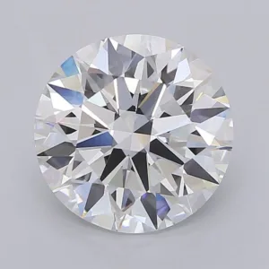 4.05 Carat Round D VVS2 Lab Diamond