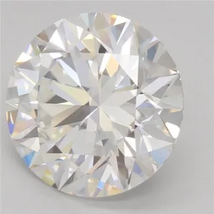 4.05 Carat Round F VVS2 Lab Diamond