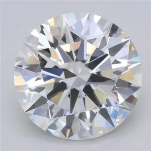 4.05 Carat Round F VVS2 Lab Diamond