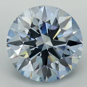 4.05 Carat Round Fancy Intense Blue VS1 Lab Diamond