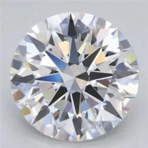 4.06 Carat Round F VVS2 Lab Diamond