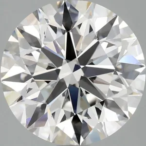 4.06 Carat Round F VVS2 Lab Diamond