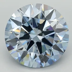 4.06 Carat Round Fancy Intense Blue SI1 Lab Diamond
