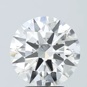 4.07 Carat Round F VVS2 Lab Diamond