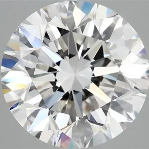4.07 Carat Round F VVS2 Lab Diamond