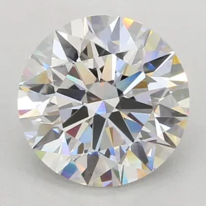 4.07 Carat Round F VVS2 Lab Diamond