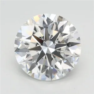 4.07 Carat Round F VVS2 Lab Diamond