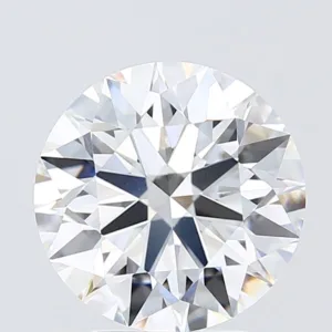 4.07 Carat Round F VVS2 Lab Diamond