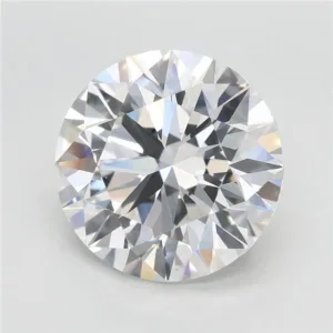 4.07 Carat Round F VVS2 Lab Diamond