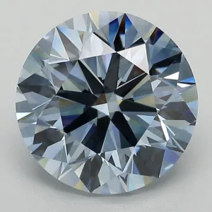 4.07 Carat Round Fancy Intense Blue VS1 Lab Diamond