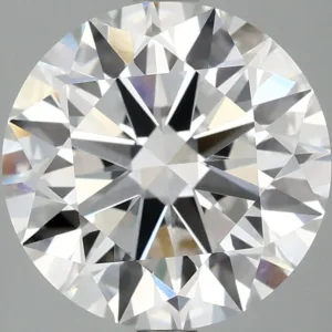4.08 Carat Round F VVS2 Lab Diamond