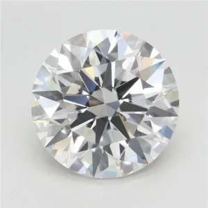 4.09 Carat Round F VVS2 Lab Diamond