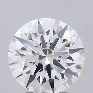 4.11 Carat Round E VVS2 Lab Diamond