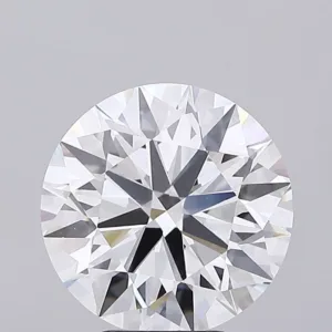 5 Carat Round E VVS2 Lab Diamond