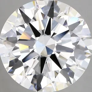 5.02 Carat Round F VVS2 Lab Diamond