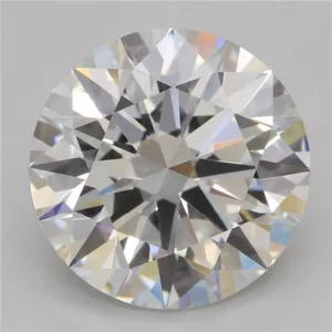 5.04 Carat Round F VVS2 Lab Diamond