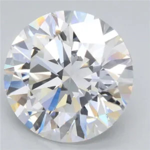 5.04 Carat Round F VVS2 Lab Diamond