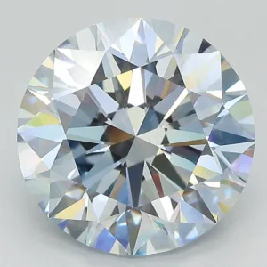 5.1 Carat Round Fancy Blue VS1 Lab Diamond