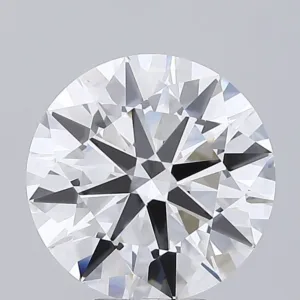 6.02 Carat Round F VVS2 Lab Diamond