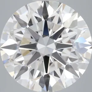 6.09 Carat Round E VVS2 Lab Diamond