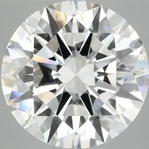 6.09 Carat Round F VVS2 Lab Diamond