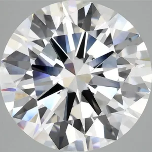 6.1 Carat Round F VVS2 Lab Diamond