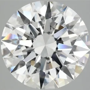 6.15 Carat Round F VVS2 Lab Diamond