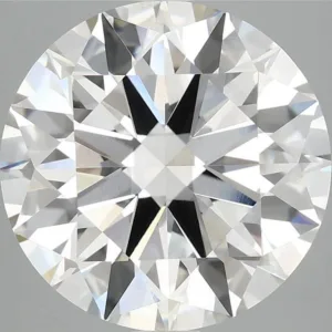 6.16 Carat Round F VVS2 Lab Diamond