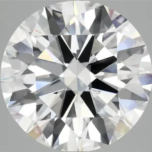 6.18 Carat Round F VVS2 Lab Diamond
