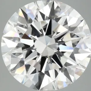 6.18 Carat Round F VVS2 Lab Diamond