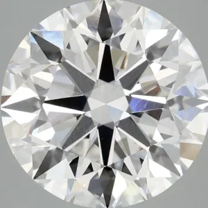 6.19 Carat Round F VVS2 Lab Diamond