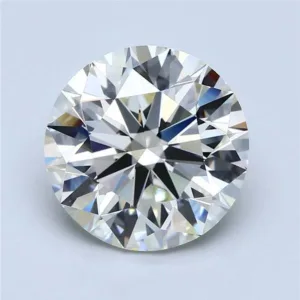 6.42 Carat Round K VVS2 Natural Diamond