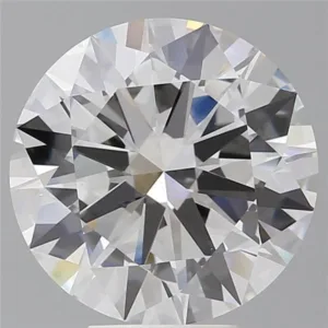 6.58 Carat Round E VVS2 Lab Diamond