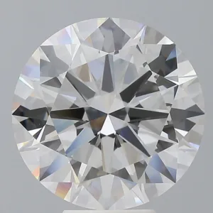 7.01 Carat Round F VVS2 Lab Diamond